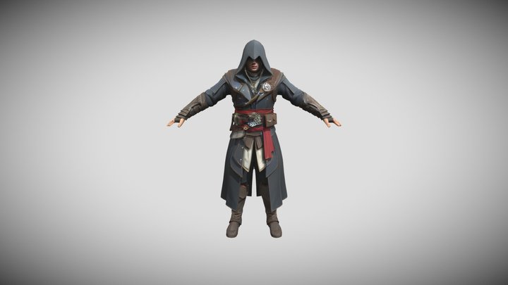 Assassins Creed Character 3D Model