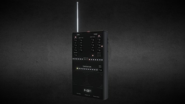 spirit box radio 3D Model