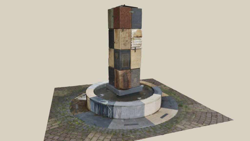 Europabrunnen — Sketchfab embed 3D viewer