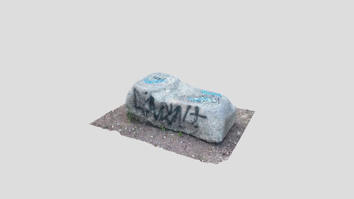 rock bench 3D Model