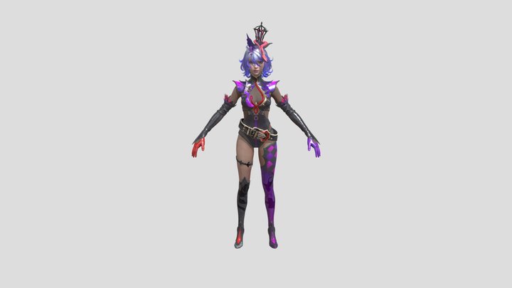 fool-set-female-pubg-mobile 3D Model