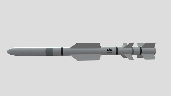 UGM-84 Harpoon (FREE) 3D Model