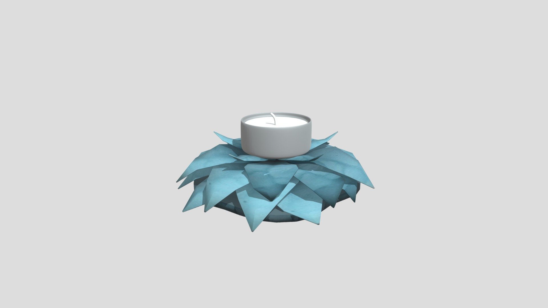 Candle Holder (Leaf) (EMP(KDH) FAMOU22)