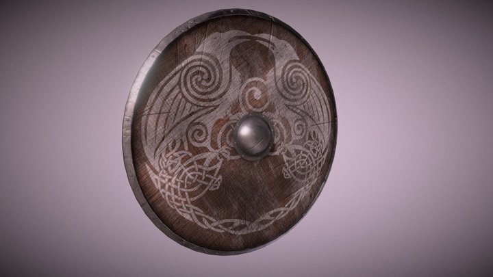 Viking Shield 3D Model