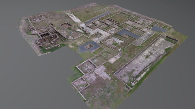 Roman Villa of Pisões (Beja, Portugal) 3D Model