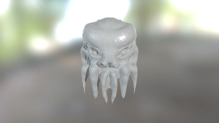 AlienOctopus_HEAD 3D Model