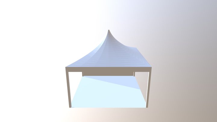 Gazebo 3x3 3D Model