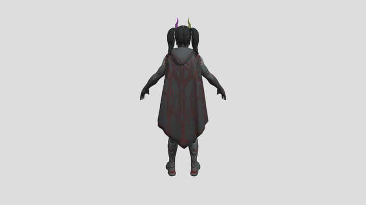 超级好看的披风皮肤 3D Model