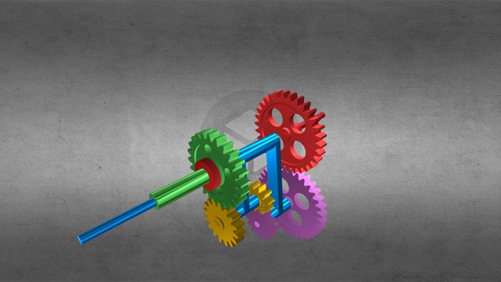 Levai's Epicyclic Planetaries "C" Type – Modello 3D gratuito STL