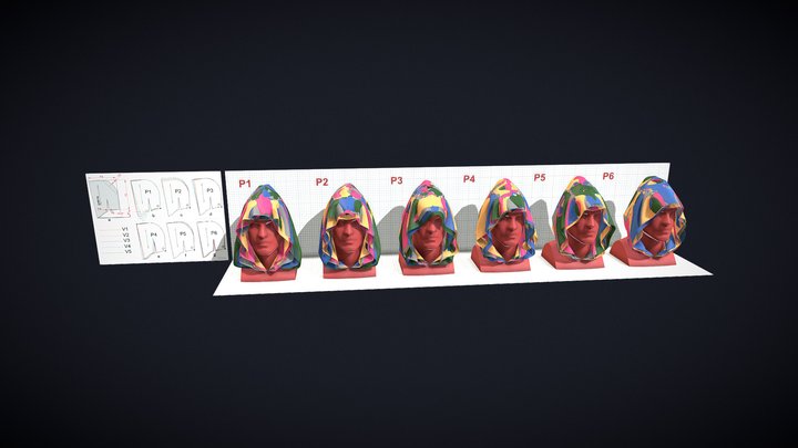 3D hood: Material 29 – Kostenloses 3D-Modell STL