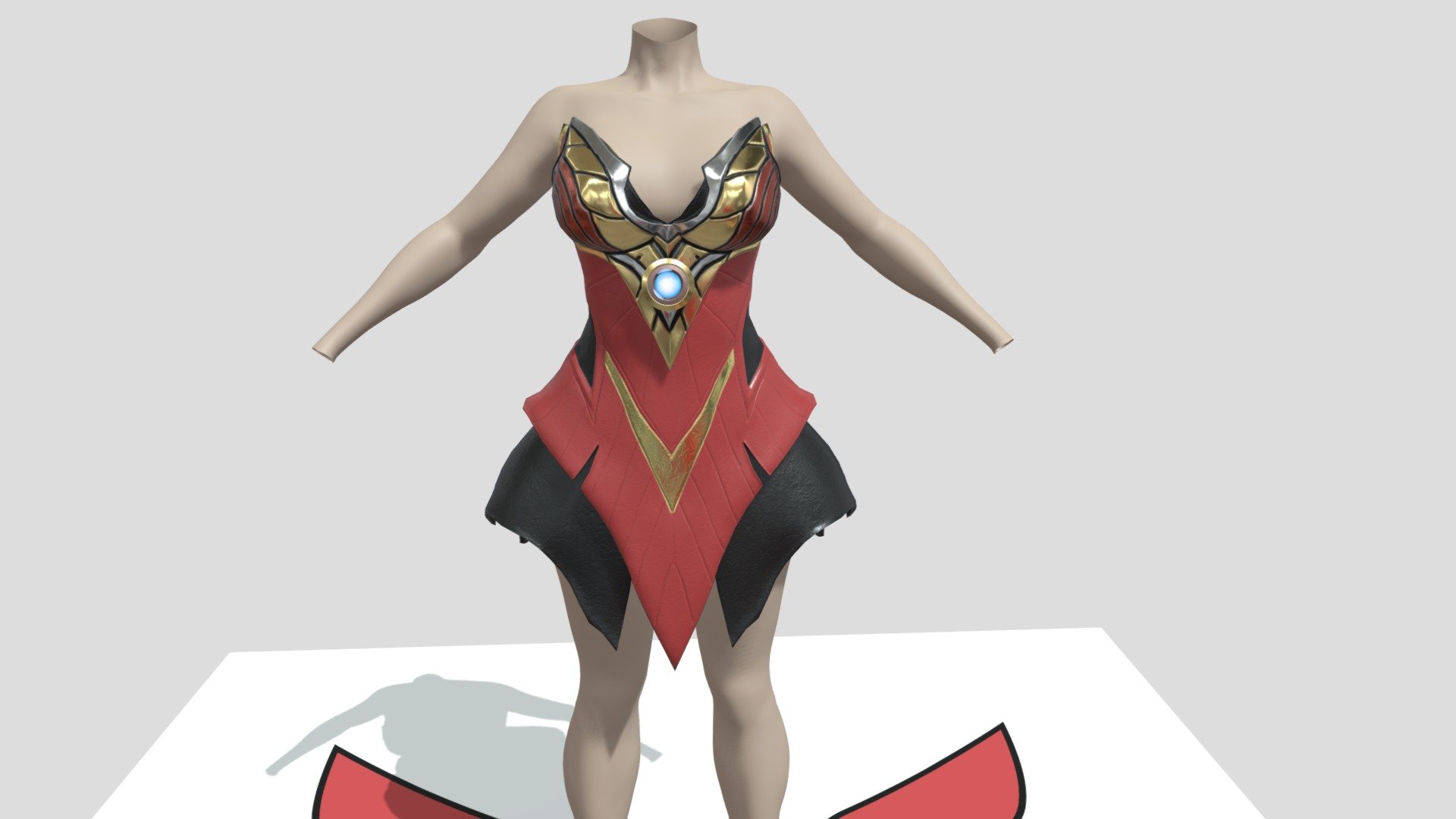 Avatall Eve Dress Linker Buy Royalty Free 3D model by pocolov [d6305d6] Sketchfab Store