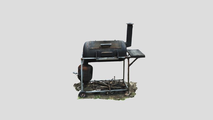 BBQ Smoker 200 3D Model