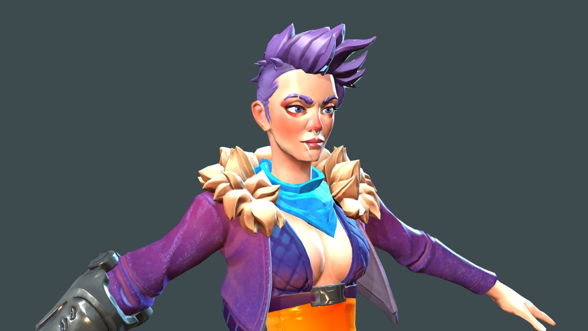 Violet - 3D model by Mikel Ojea (@Mikel42) [d633238] - Sketchfab
