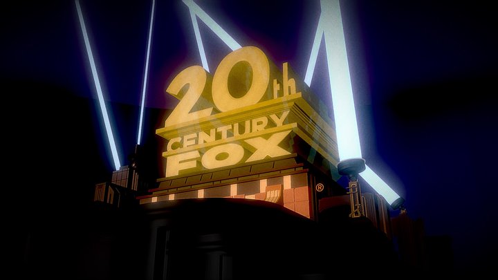 20th_century_fox_2010_logo_v8_5 3D Model