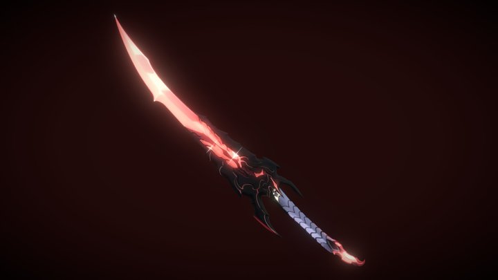 Kamish Wrath Dagger | Solo Leveling 3D Model