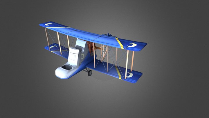 1DAE22 Gypers Brik Plane 3D Model
