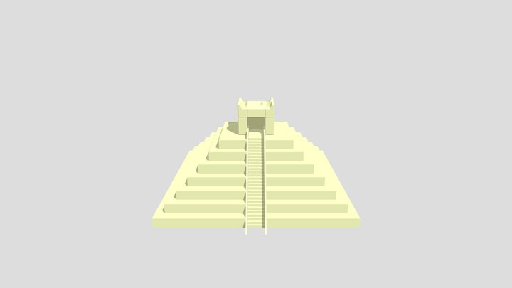 Mayan Pyramid 3D Model