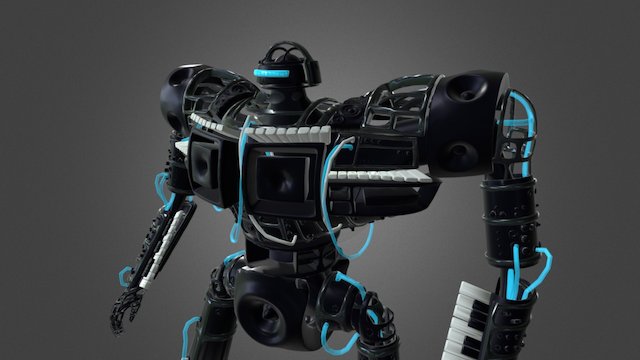 Party Robot 3D Model