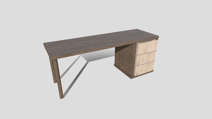 Desk 3D Model