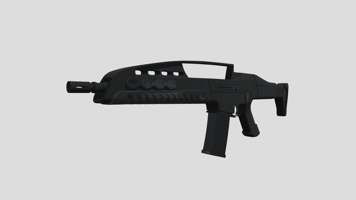 XM8 GUN 3D Model