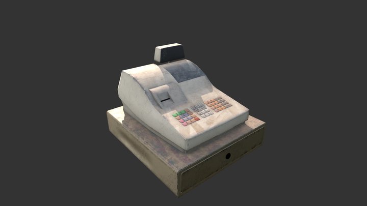 Cash Register 3D Model