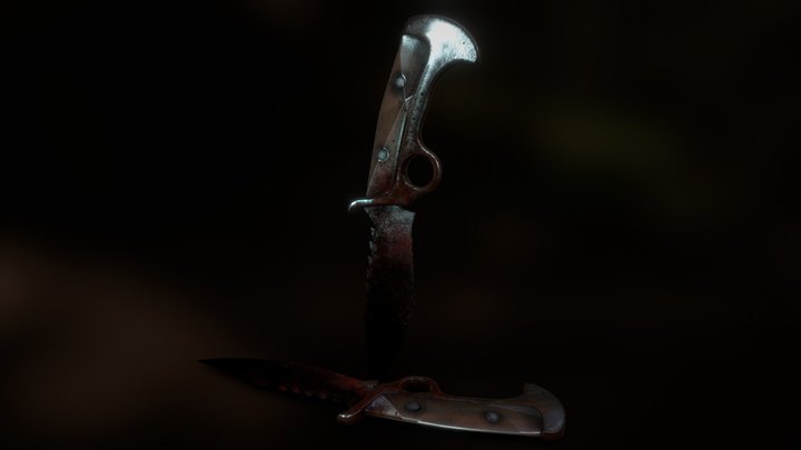 TWD Themed Knives 3D Model