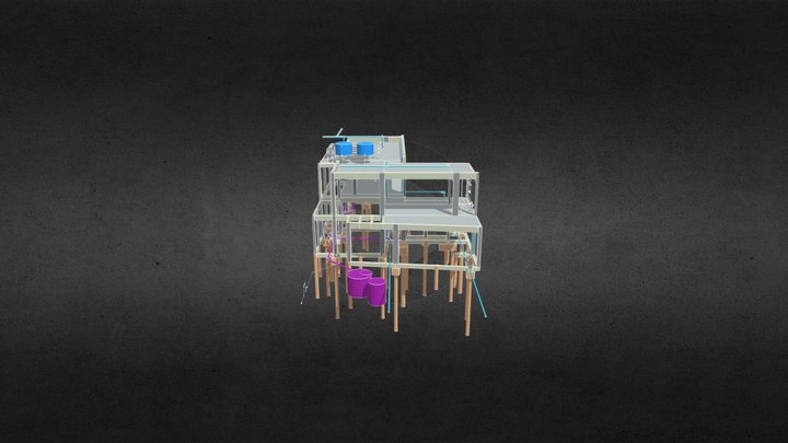 PROJETO HIDROSSANITARIO - ALEXANDRE GARCIA 3D Model