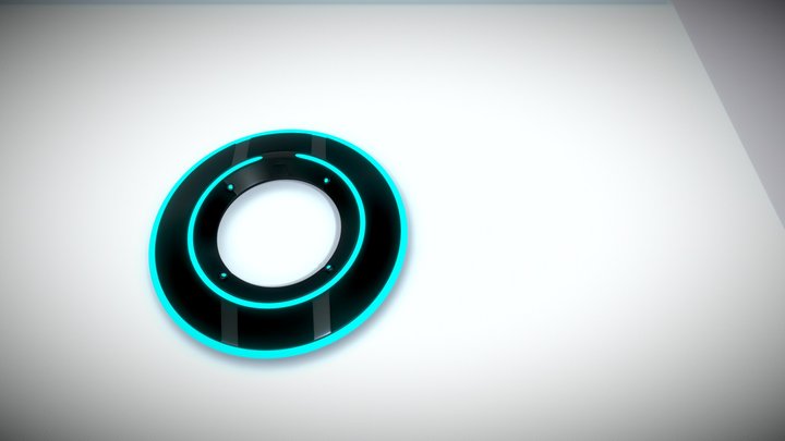 TRON: Legacy - Identity Disk 3D Model