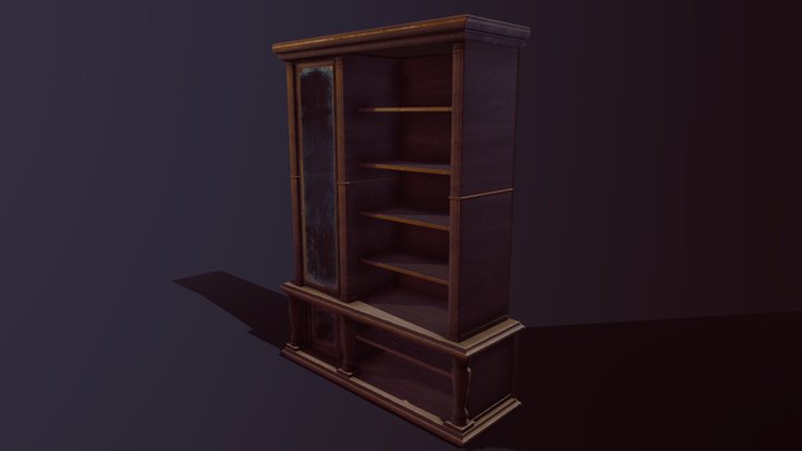 Old Cabinet 3D Model