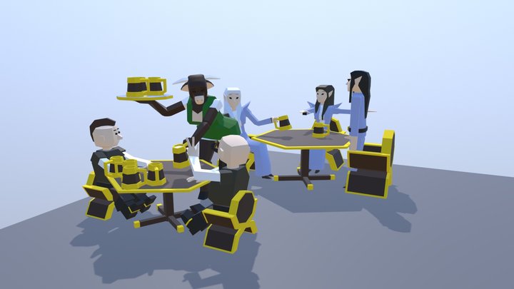 tavern paterons 3D Model