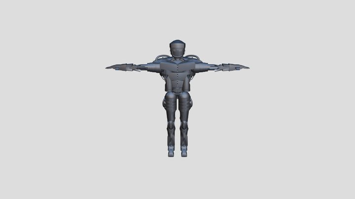 BoxRobot 3D Model