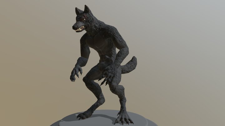 Werewolf 3D Model