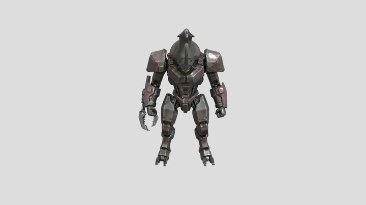 Rhino Mech Warrior 3D Model