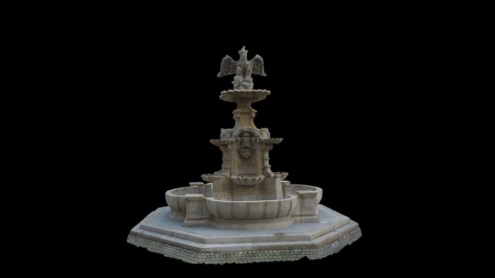 White Eagle Monument / Fontanna Orła Białego 3D Model