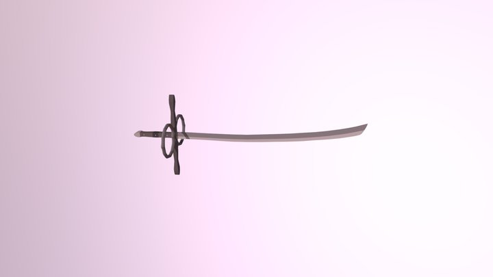 Kriegsmesser Sword 3D Model