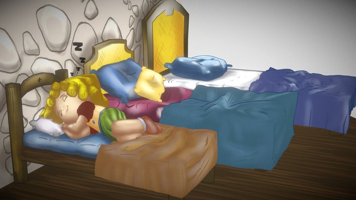 The Goldilocks and the bears #StorybookChallenge 3D Model