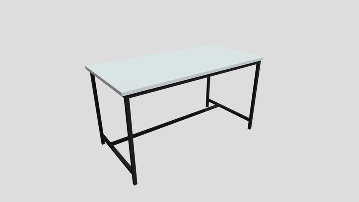 Desk DIY Idea (Solid & Affordable) 3D Model