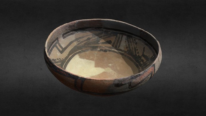 Late Glaze Bowl 3D Model