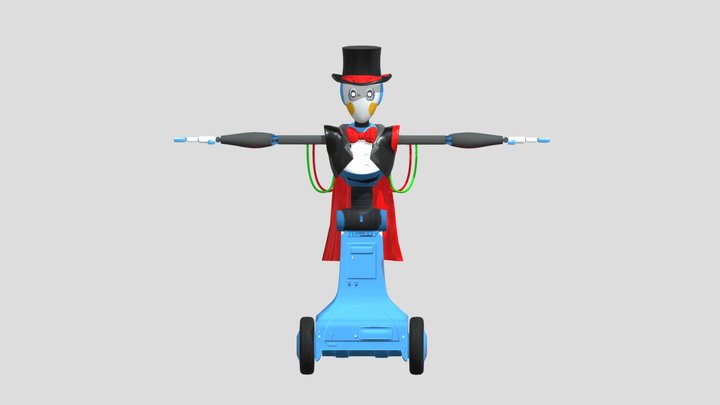 Ethan (magician bot) (baby 2) 3D Model