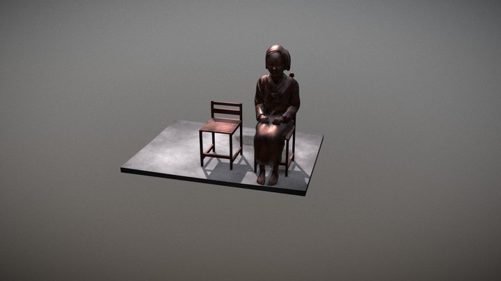 위안부 소녀상　慰安婦像 3D Model