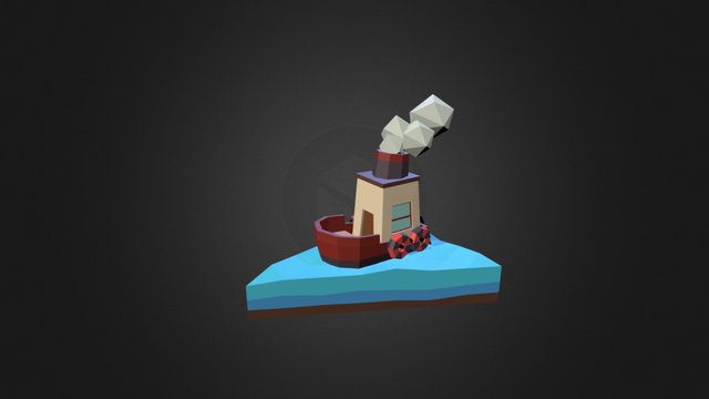 Boat 3D Model