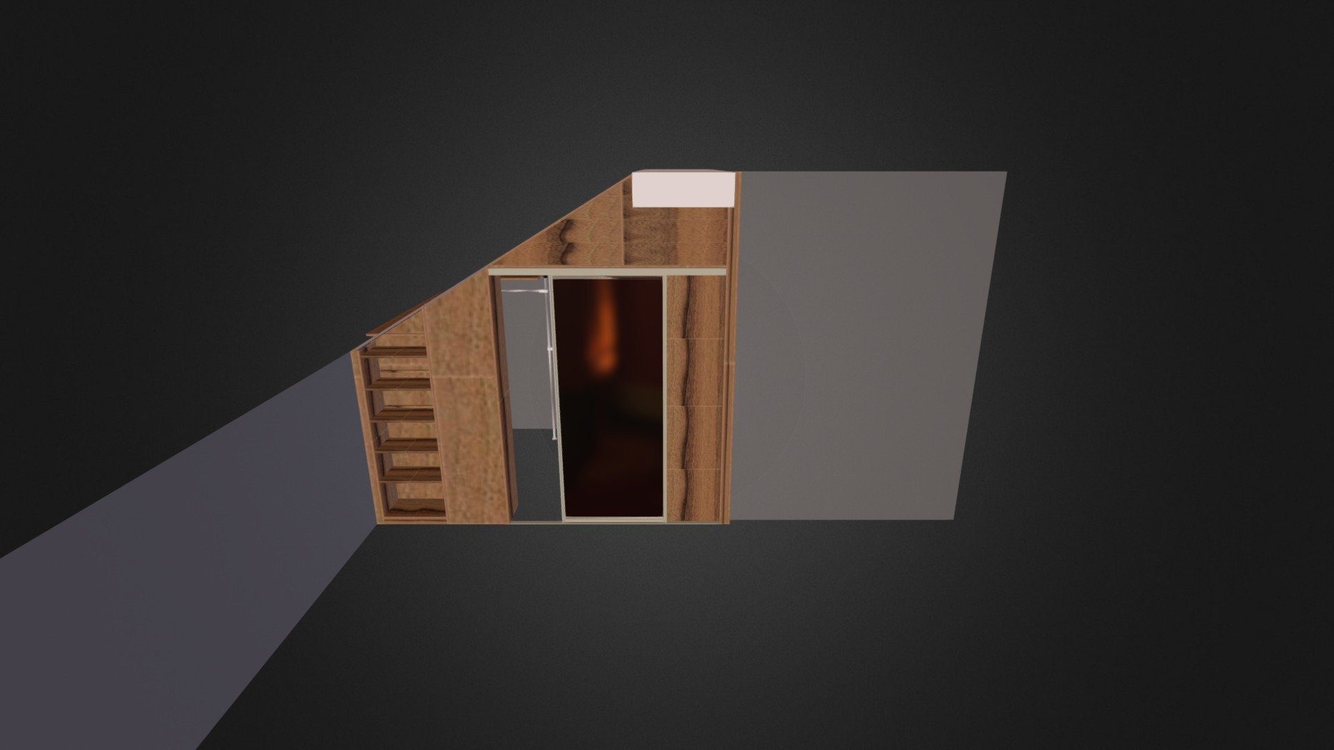 CA Walk In Wardrobe Ver 3 - 3D model by All Wardrobes (@olmi) [d6400bd ...