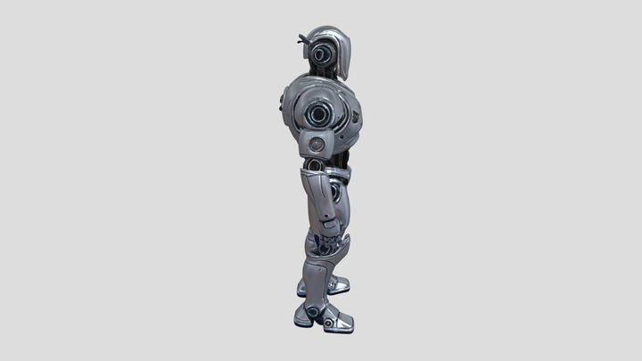 white robot 3D Model