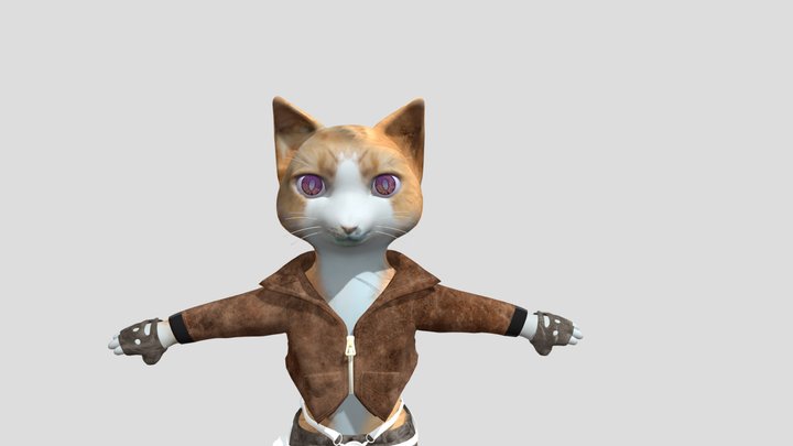 Cat 3D Model