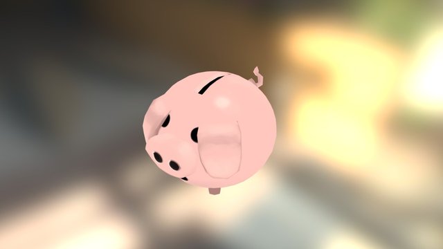 Piggy bank pet 3D Model