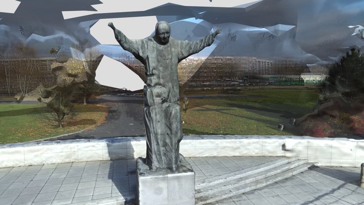 John Paul ][ Statue in Sosnowiec