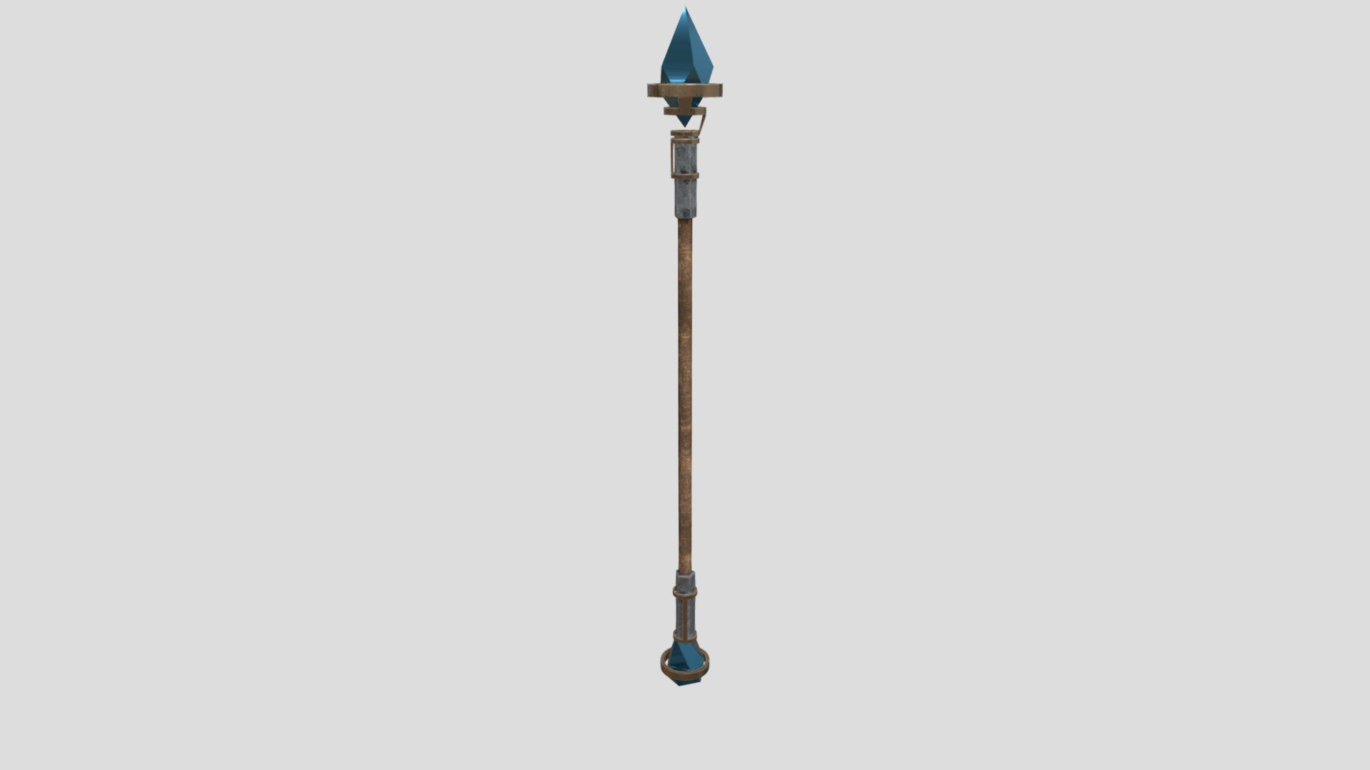 Magic staff - 3D model by GinJou [d6431c5] - Sketchfab