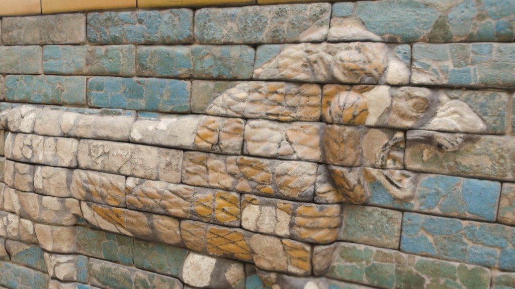 LION IN RELIEF