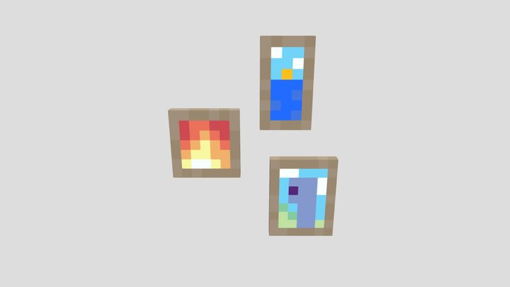 Paintings 3D Model