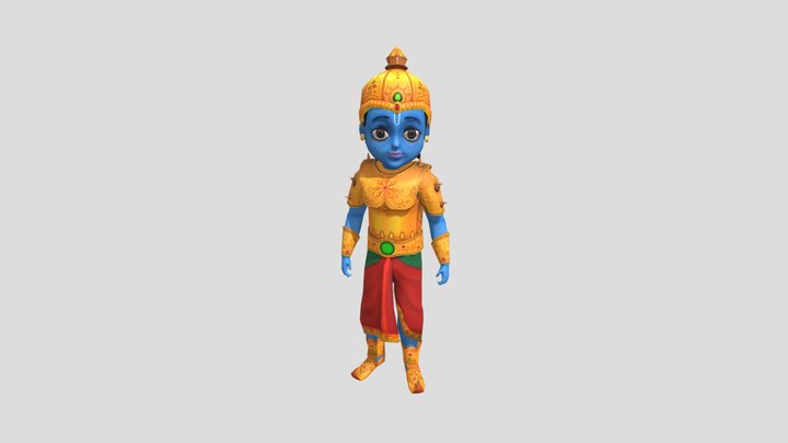 Krishna 2 3D Model
